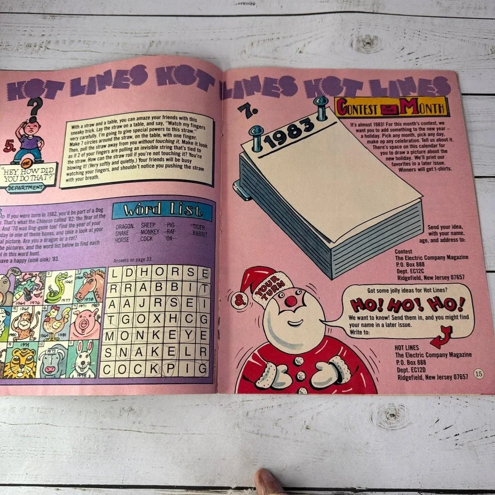 Electric Company Magazine PAC-MAN Spidey December 1982 January 1983 CTW